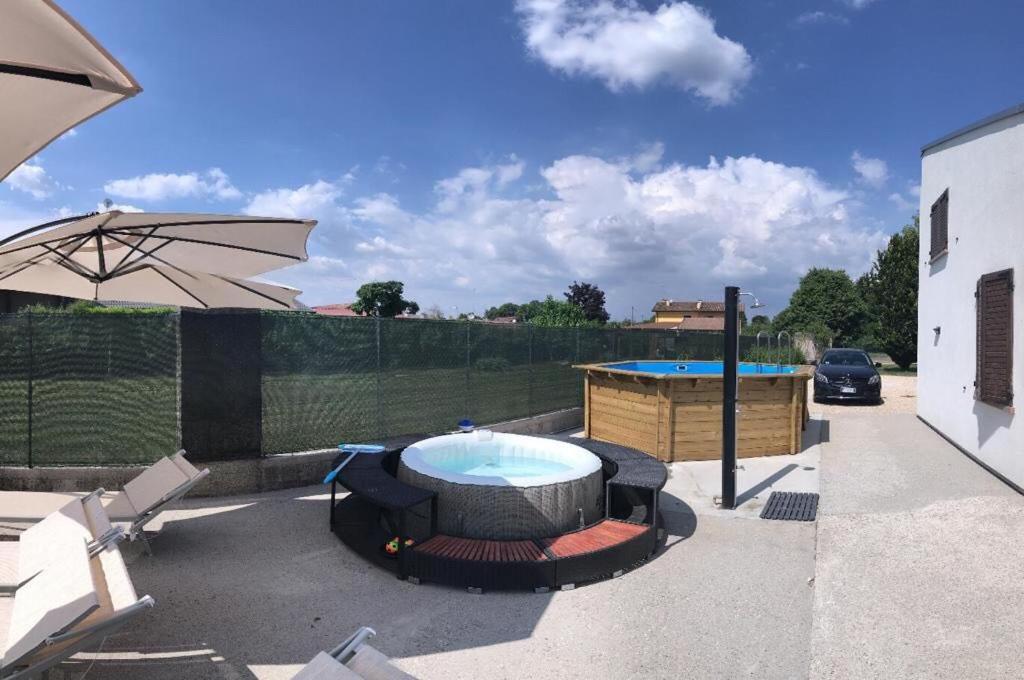 Nifty Intera Villa Con Piscina Relax, Idromassaggio E Sauna Muscletto Экстерьер фото