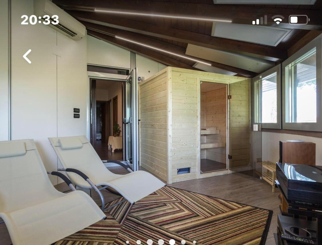 Nifty Intera Villa Con Piscina Relax, Idromassaggio E Sauna Muscletto Экстерьер фото